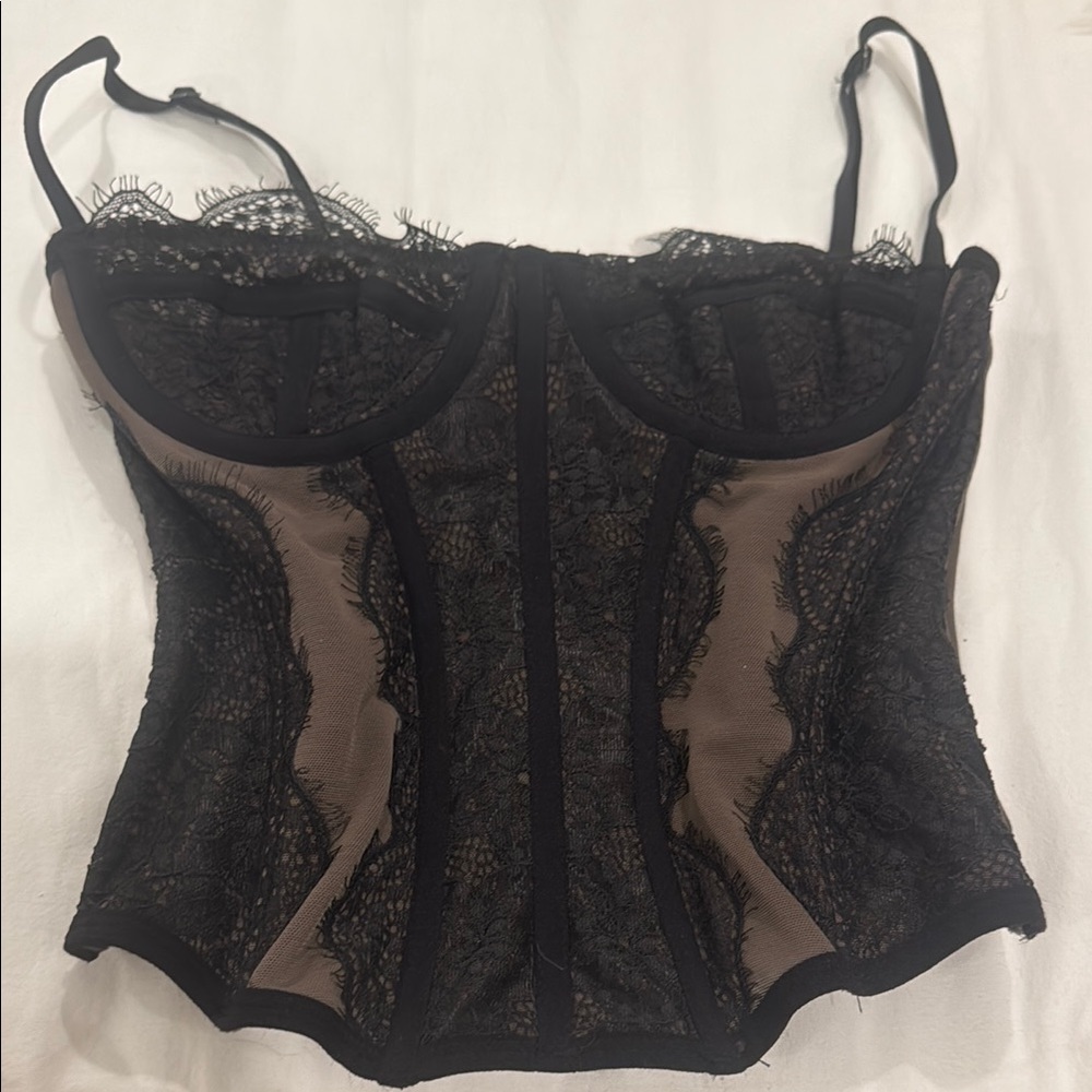 Urban Outfitters Black Lace Bra Top